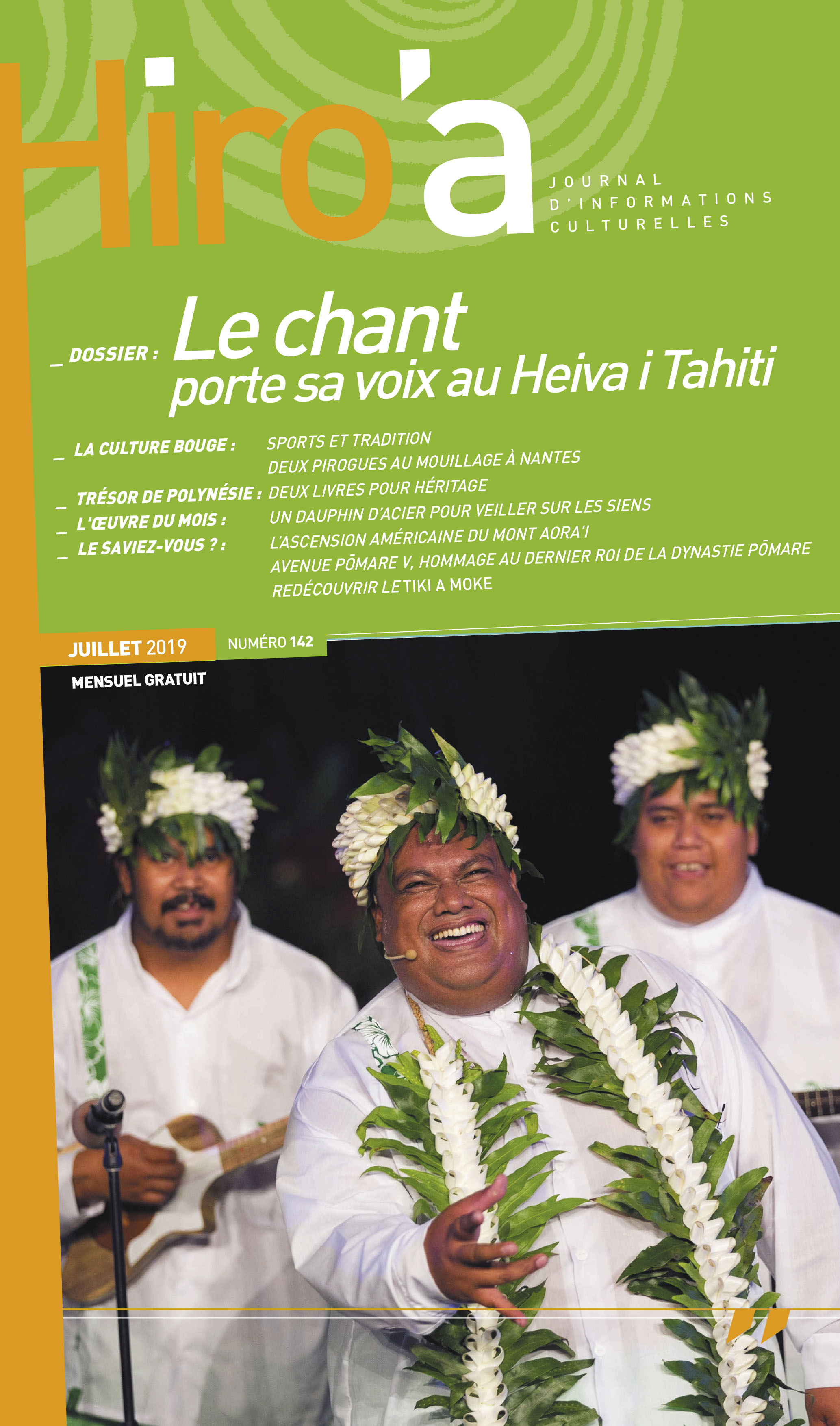 Hiro’a n° 142 de juillet 2019