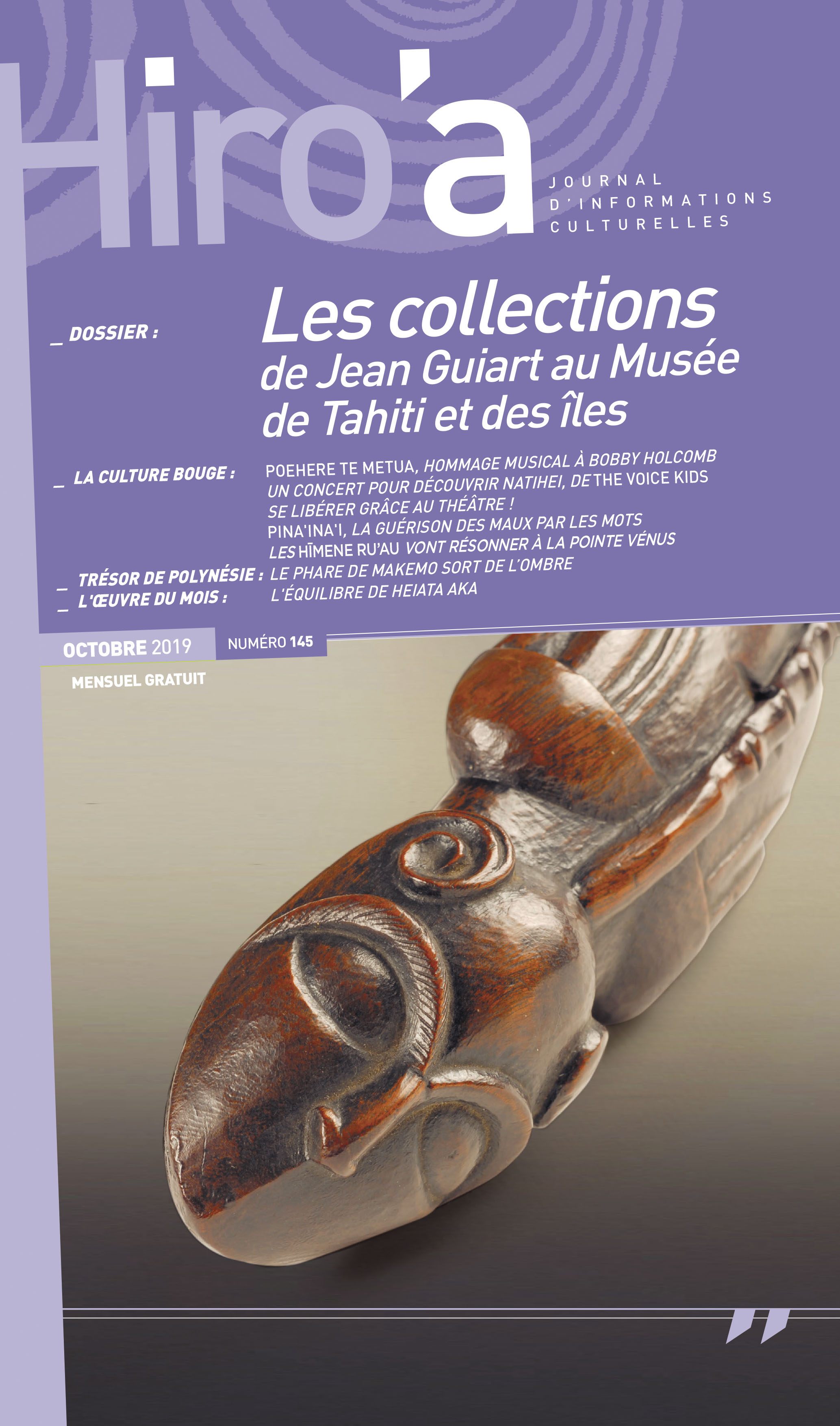Hiro’a du mois d&rsquo;octobre (N°145)
