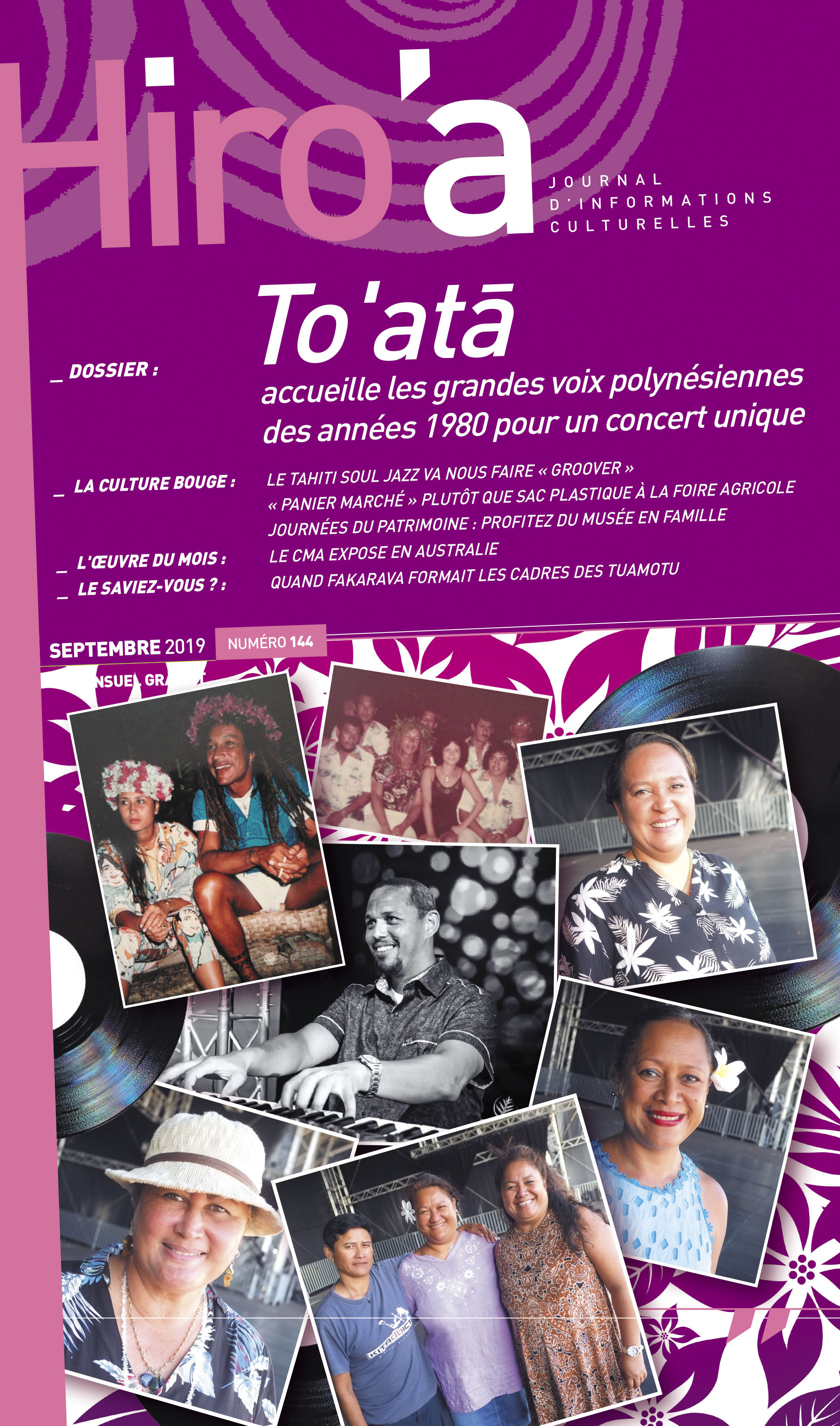 Hiro’a n°144 de septembre 2019