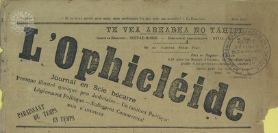 L’ophicléide – Te vea arearea no tahiti Juin 1886