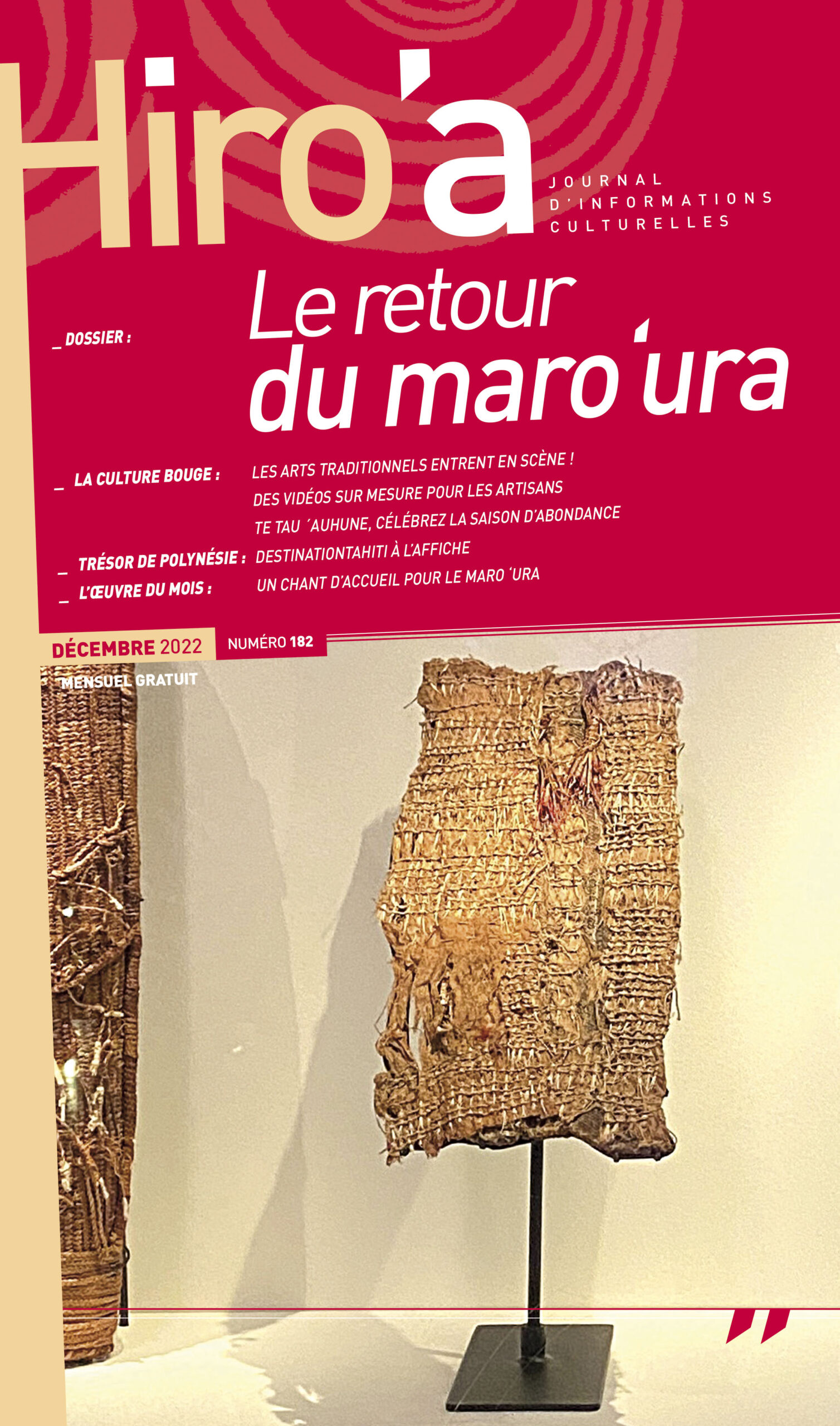 Hiro’a N°182 de décembre 2022